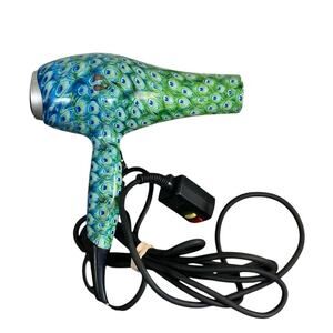 Prouss Commercial Hair Dryer Peacock Feather Corded Art Deco Italian Retro Salon